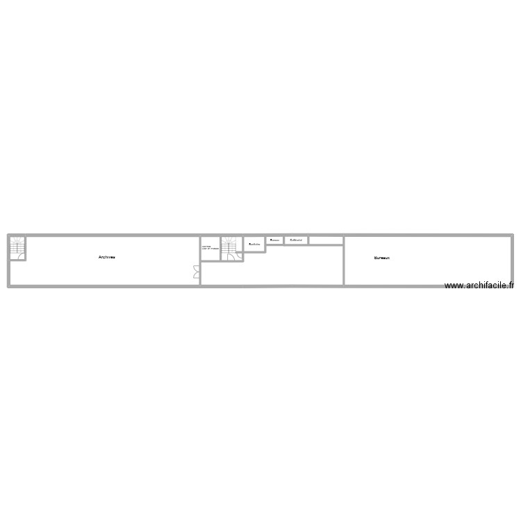 Administration 1er étage . Plan de 0 pièce et 0 m2