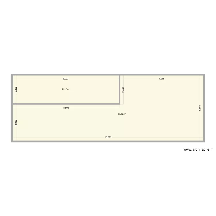 Machinerie. Plan de 2 et 87 m² Machinerie. Plan de 2 et 87 m²