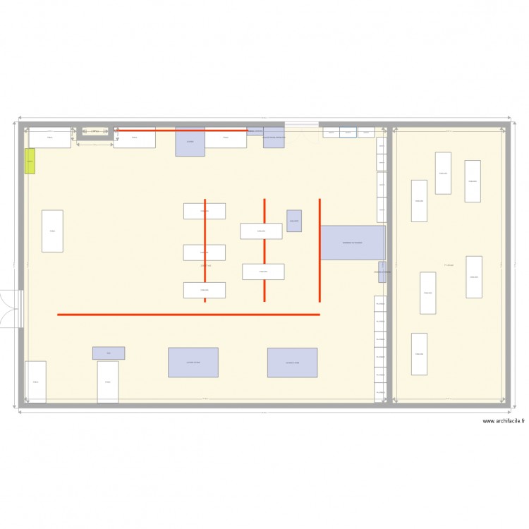 Salle A203VF. Plan de 0 pièce et 0 m2