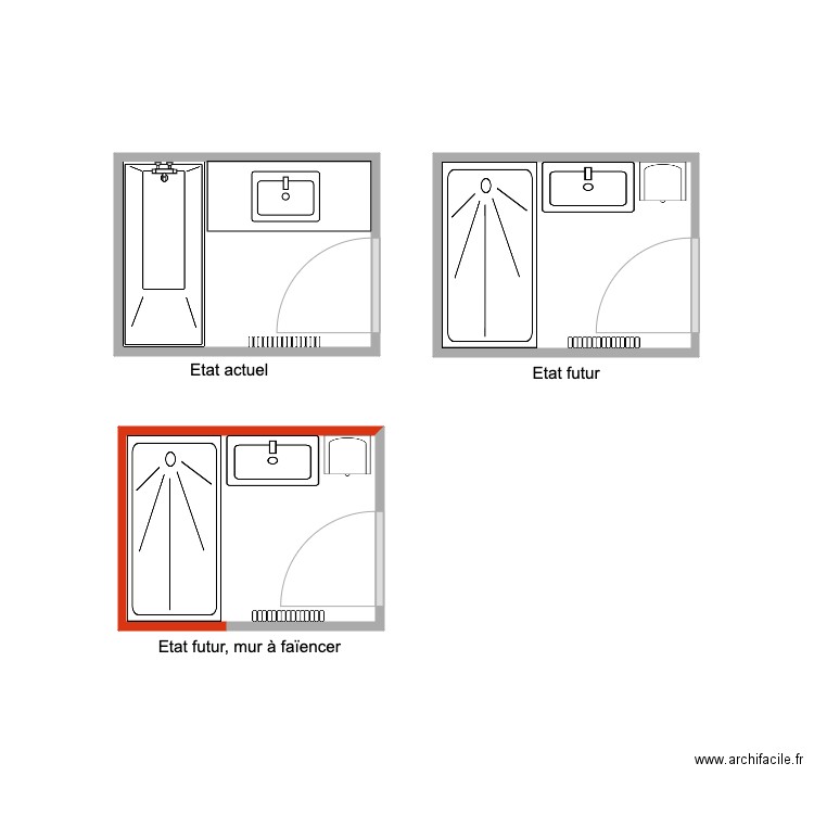 Dossier Royer. Plan de 3 pièces et 10 m2