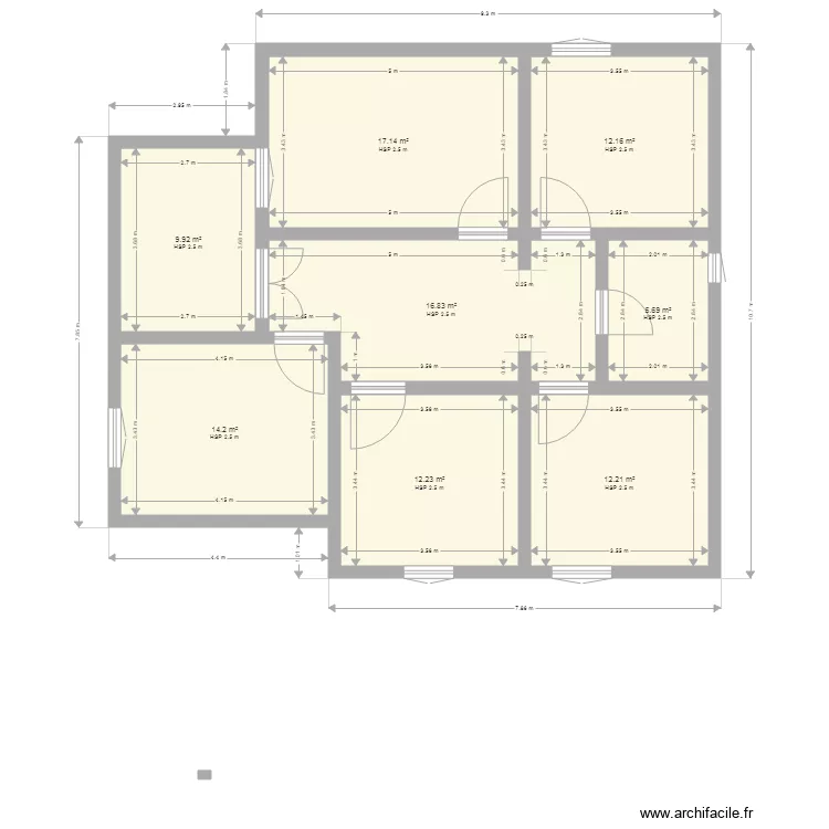 villemenzelbouzaine. Plan de 