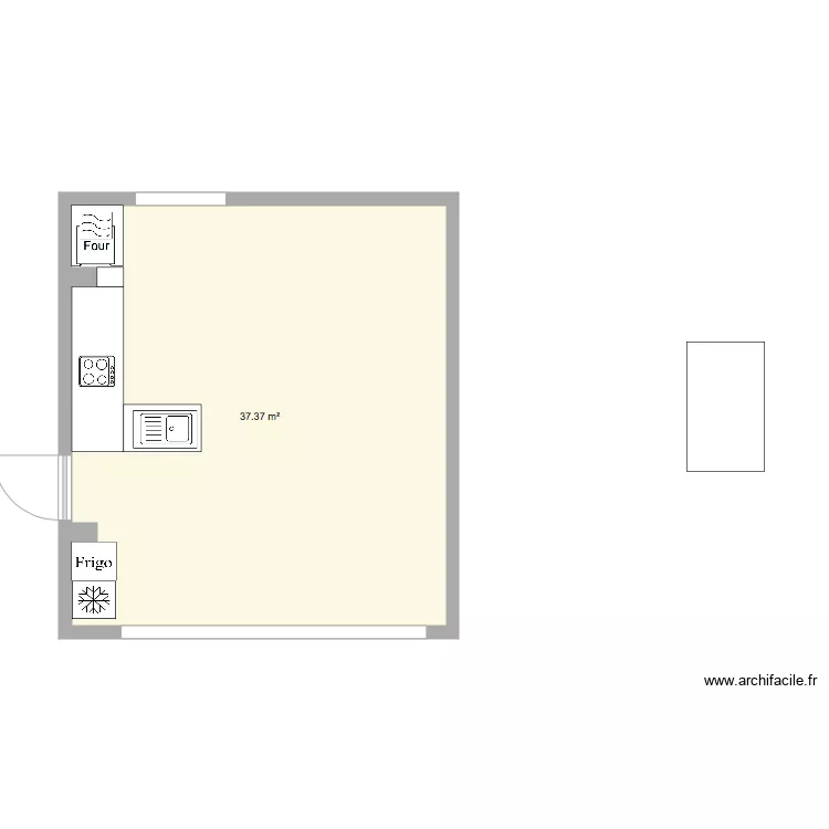 Cuisine TATA DJINET. Plan de 