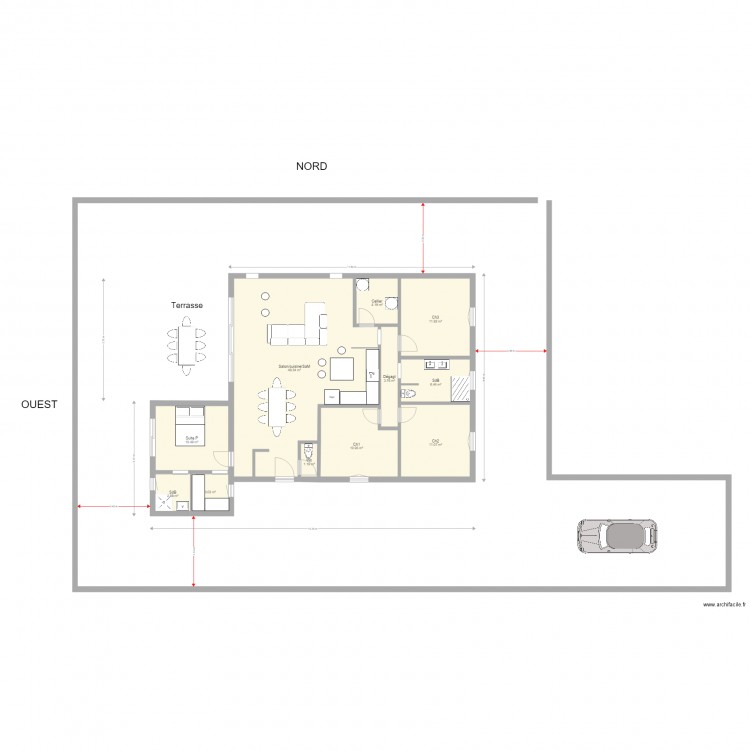 Maison Gujan COMBES. Plan de 0 pièce et 0 m2