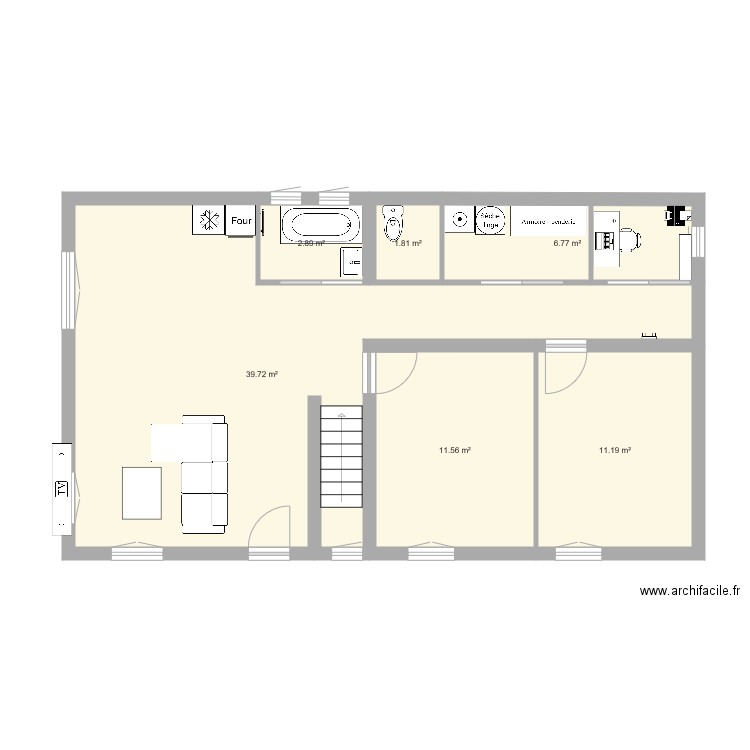 plan maison 5. Plan de 0 pièce et 0 m2