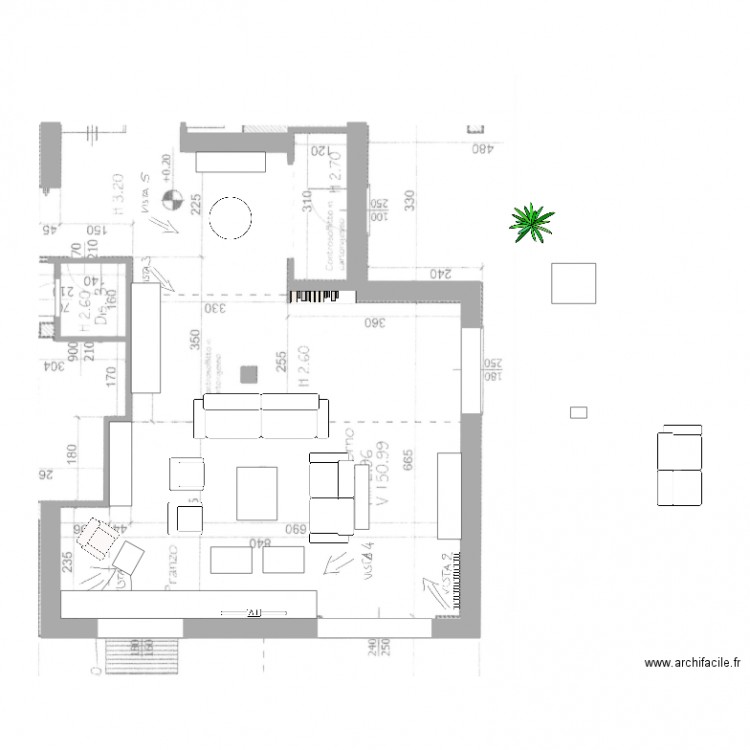 LUIGI STATO DI arredo uno. Plan de 0 pièce et 0 m2