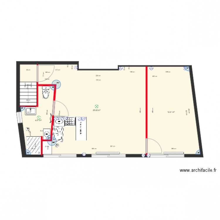 C Remparts cuisine. Plan de 0 pièce et 0 m2