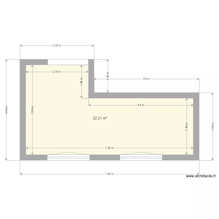 salon haut. Plan de salon haut. Plan de