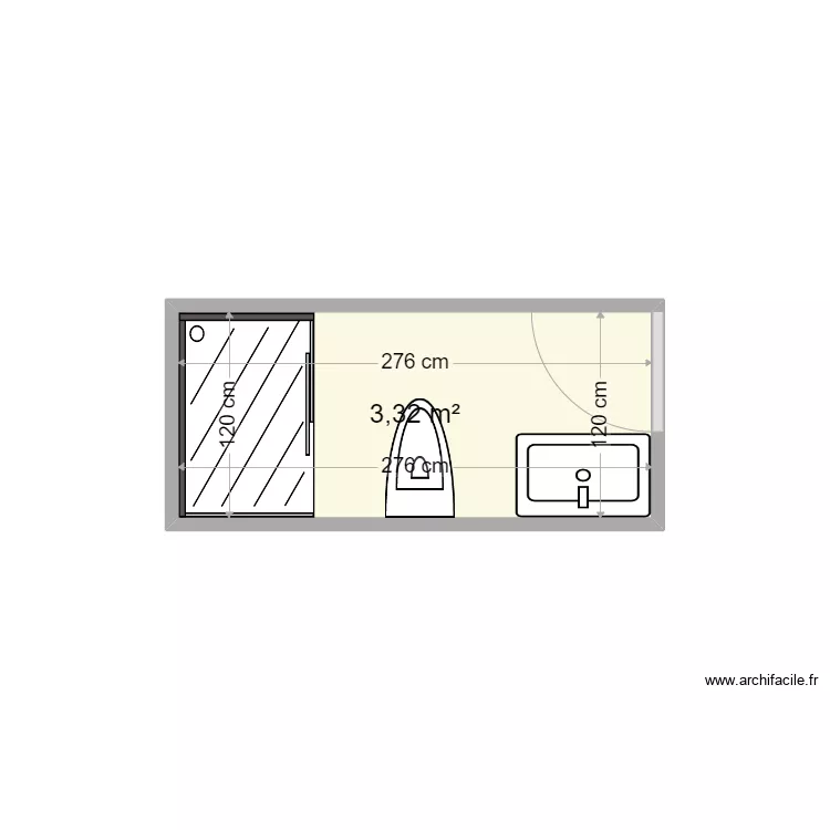 SDB LA CAPTE. Plan de 