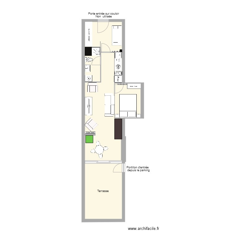 Appartement Grande Motte. Plan de 0 pièce et 0 m2