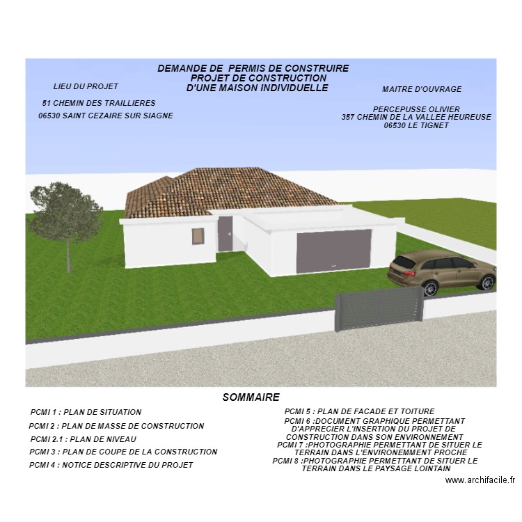 1 PRESENTATION f. Plan de 0 pièce et 0 m2