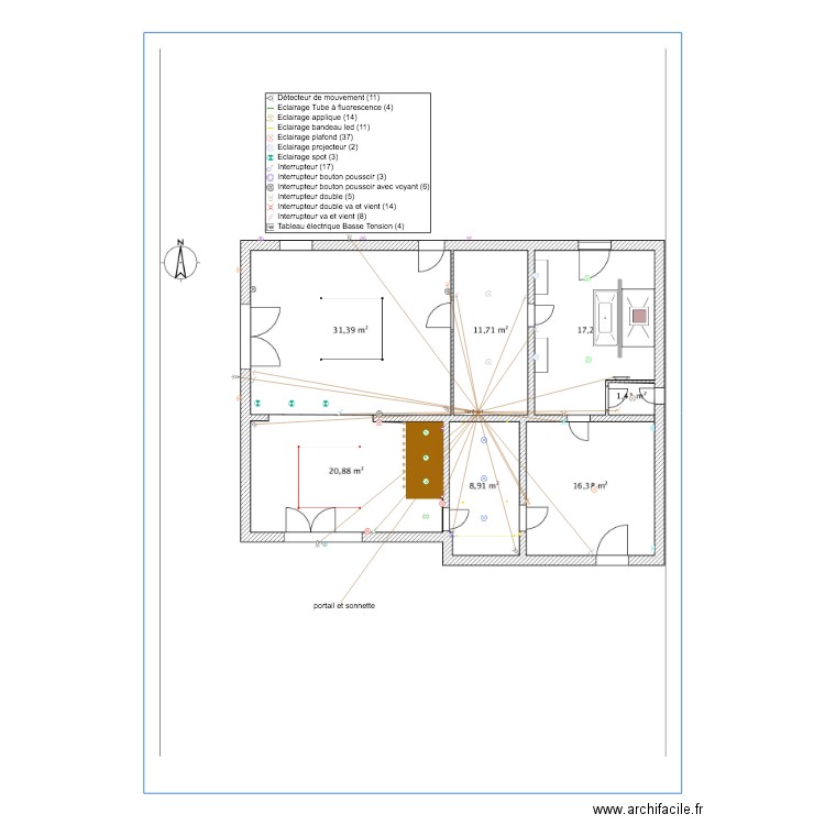 Domotique Maison Cestas . Plan de 0 pièce et 0 m2