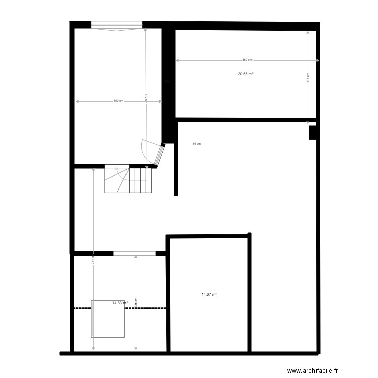 HOERNER COMBLE EXISTANT . Plan de 0 pièce et 0 m2