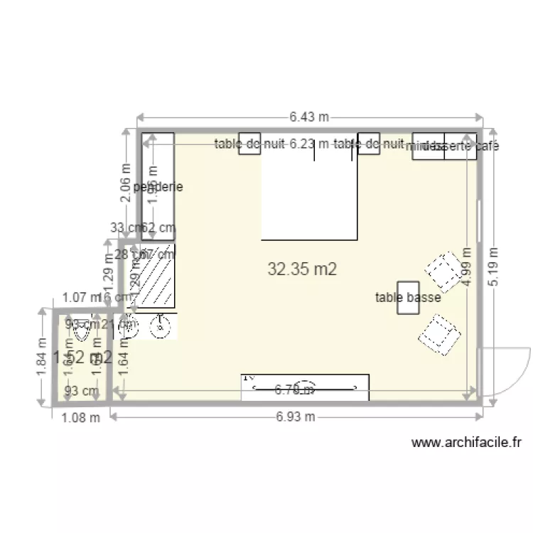 plan andr&eacute;. Plan de 