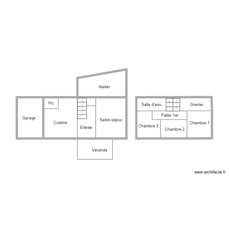 CONCARNEAU LHELGOUACH. Plan de 