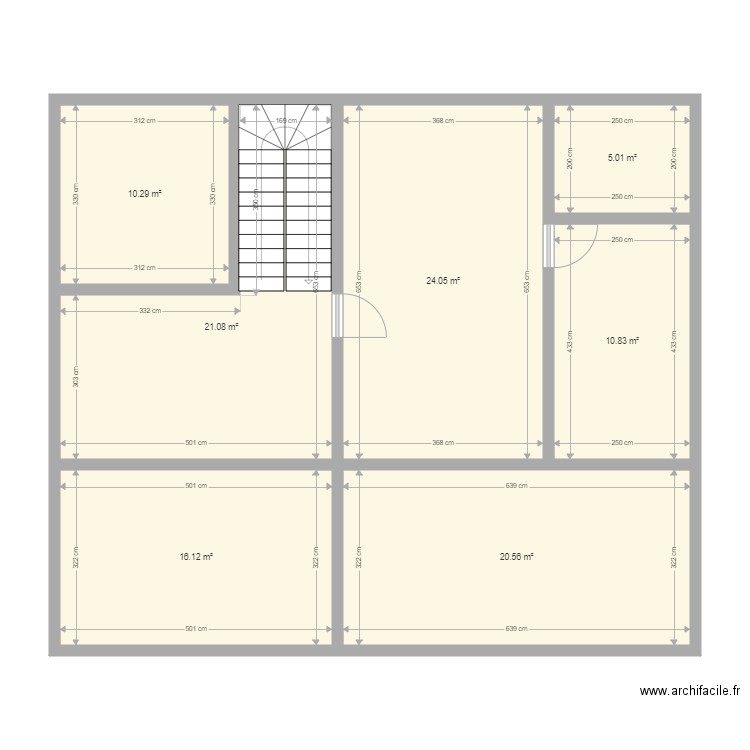 1er Etage. Plan de 0 pièce et 0 m2