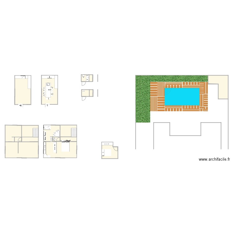 Maison Gujan. Plan de 0 pièce et 0 m2