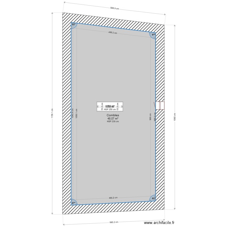 R3 Initial. Plan de 0 pièce et 0 m2