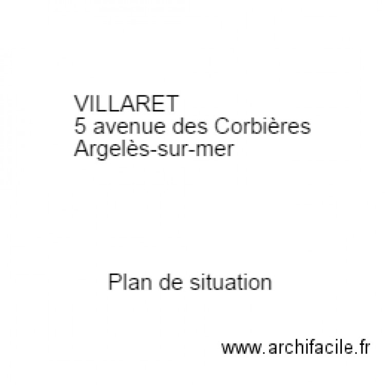 titres. Plan de 0 pièce et 0 m2