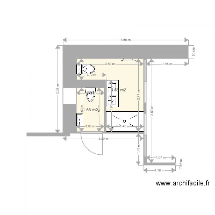 augereau. Plan de 0 pièce et 0 m2