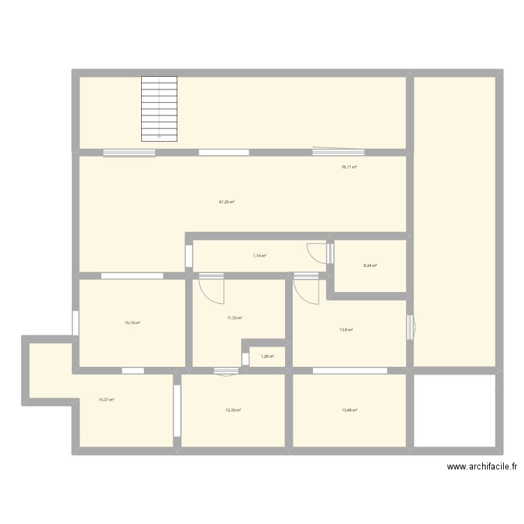 home . Plan de 11 pièces et 220 m2