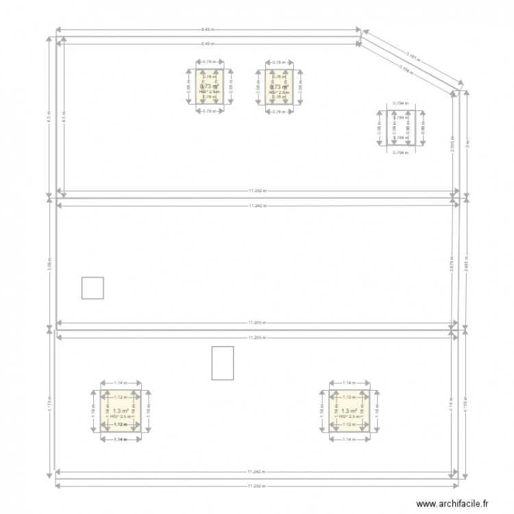 Pierre LEBRUN TOITURE MAISON EXISTANTE PROJET. Plan de 0 pièce et 0 m2