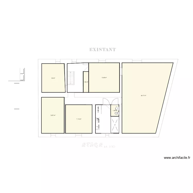étage projet 1. Plan de étage projet 1. Plan de