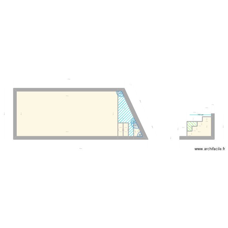 piscine. Plan de 0 pièce et 0 m2