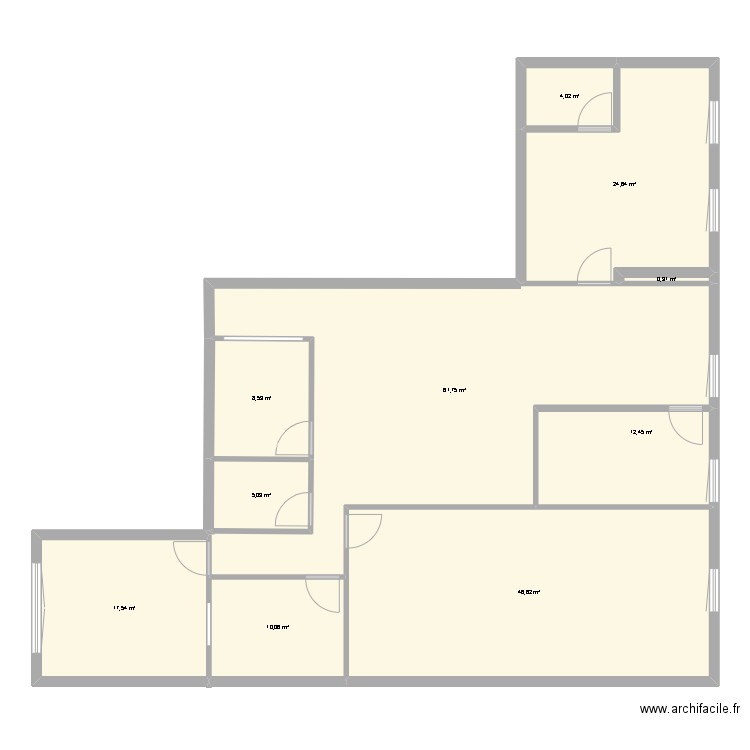 bureau isart. Plan de 0 pièce et 0 m2