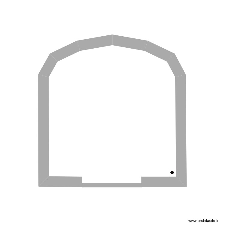 WC CdP. Plan de 0 pièce et 0 m2