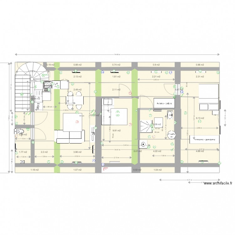 APT12. Plan de 0 pièce et 0 m2