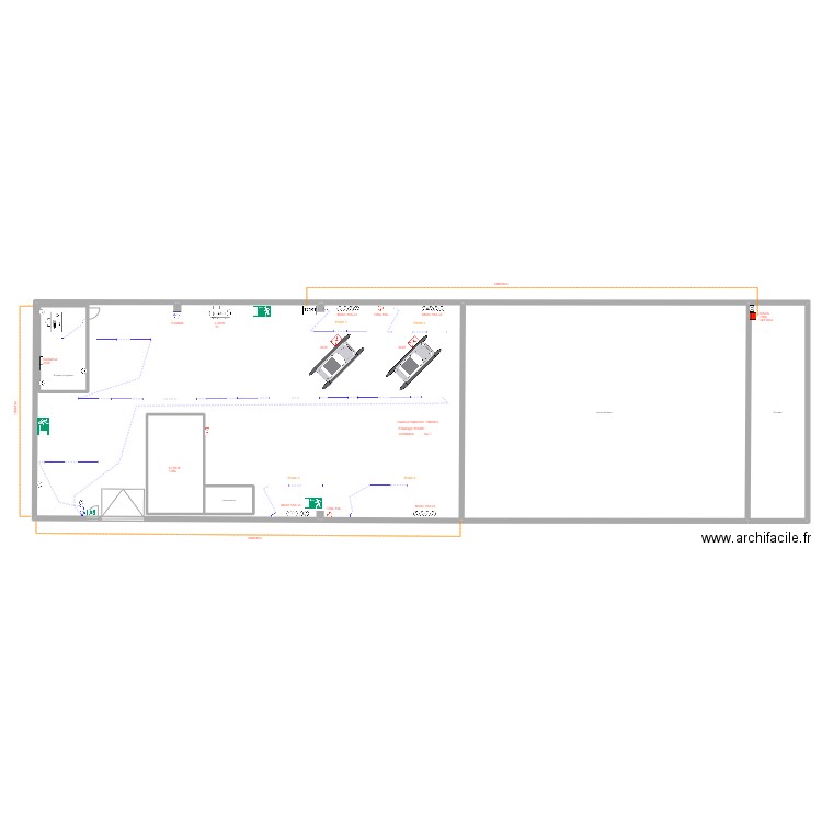 La Briquerie Carrossier. Plan de 6 pièces et 873 m2