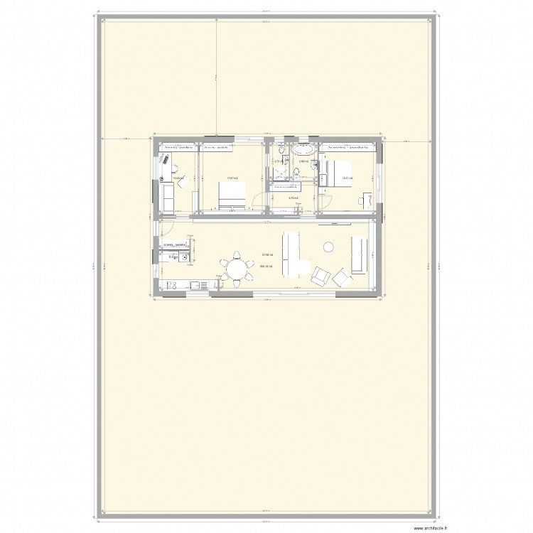 beachcomber. Plan de 0 pièce et 0 m2