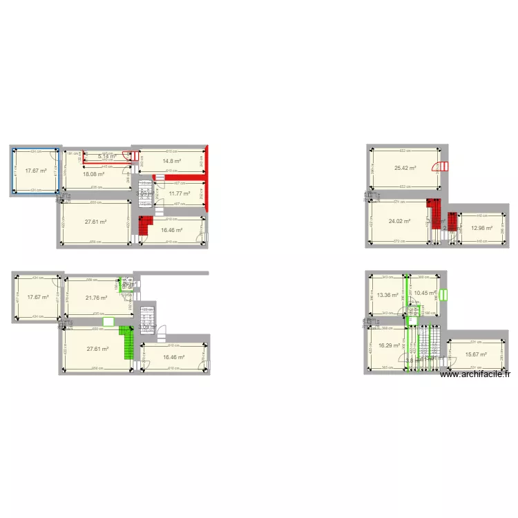 GAUVIN et PIERRE. Plan de 