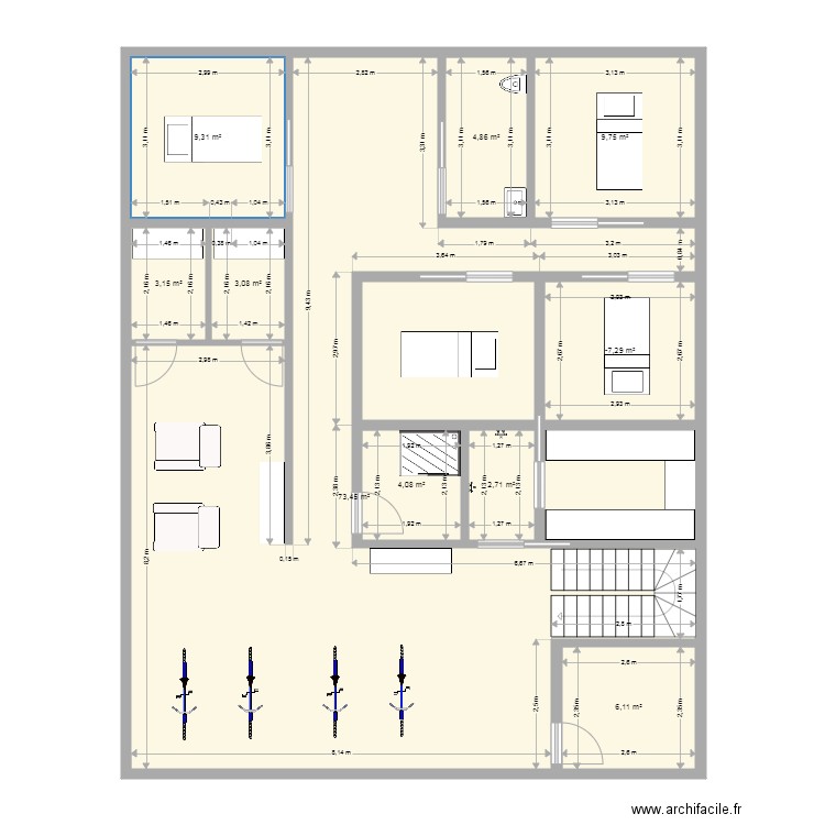 HOTEL SPA. Plan de 0 pièce et 0 m2