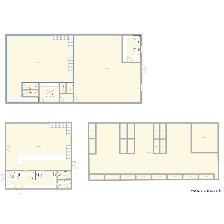 upstairs display area v2. Plan de 0 pièce et 0 m2