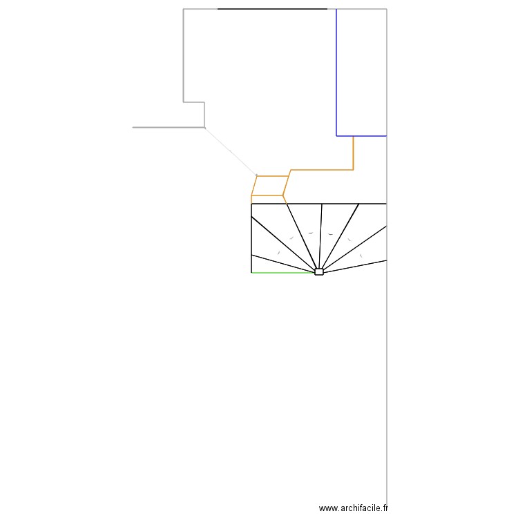 escalier et meuble alternatifs. Plan de 0 pièce et 0 m2