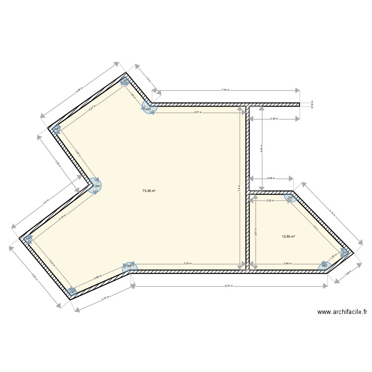 piscine le grand bleu lafoa. Plan de 0 pièce et 0 m2
