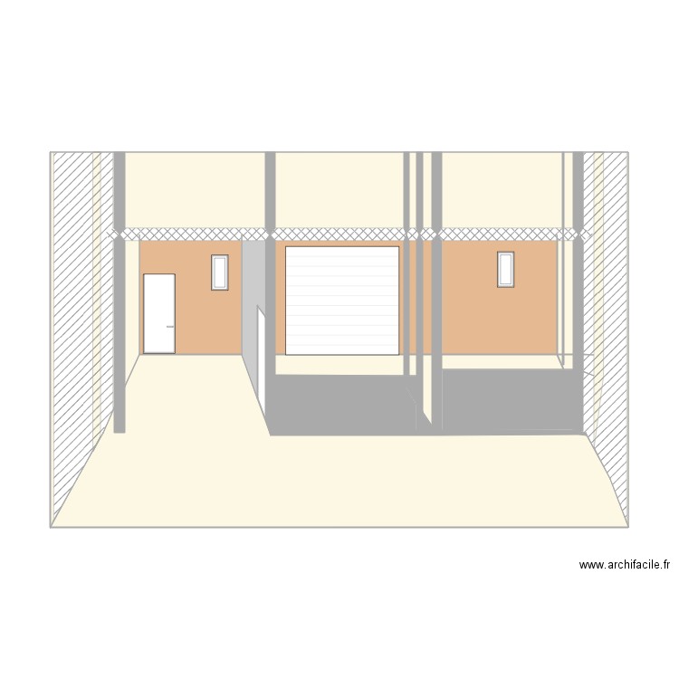 st Jean Lasseille mur coupe 5. Plan de 0 pièce et 0 m2