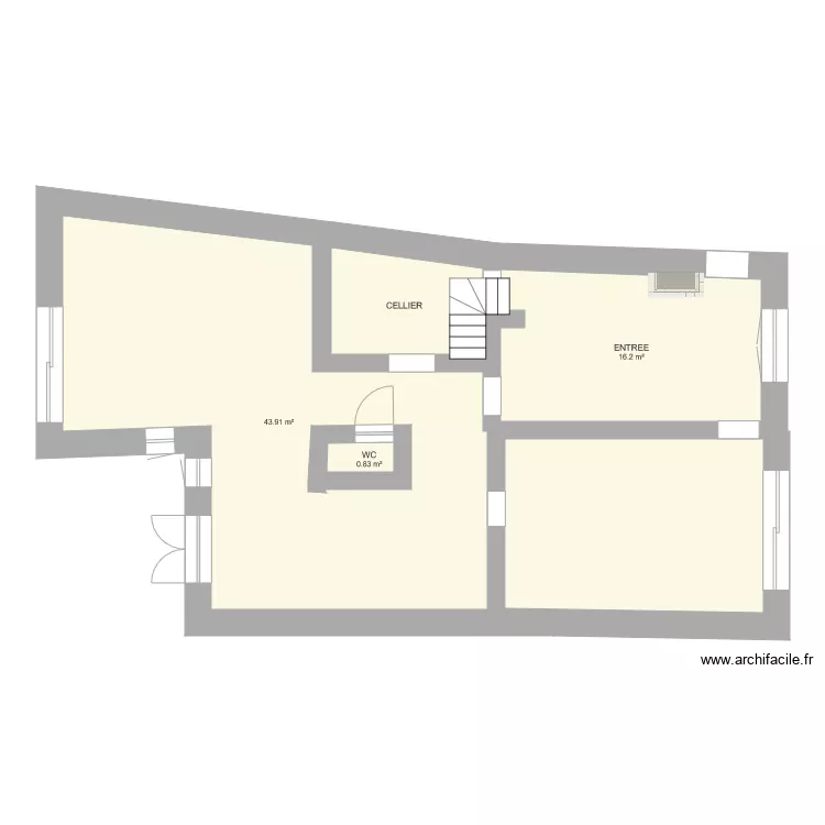 5 OURMETTO PRESENTE ANAH SANS MEUBLE. Plan de 