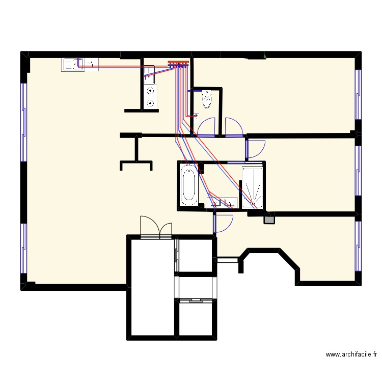 PLAN  PLOMBERIE 2. Plan de 0 pièce et 0 m2