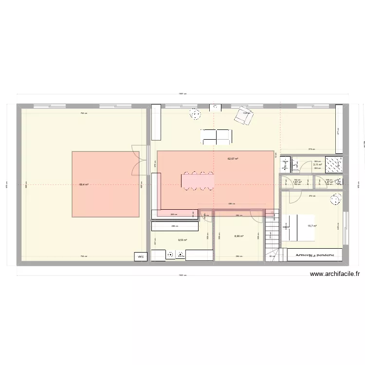 HANGAR 2. Plan de 
