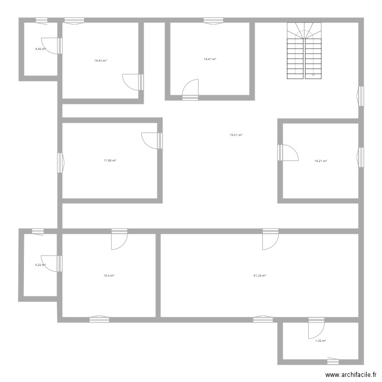 home étage . Plan de 0 pièce et 0 m2