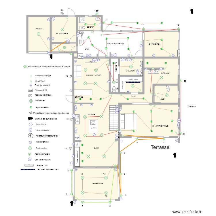  RDC MIRRE QUENTIN. Plan de 0 pièce et 0 m2