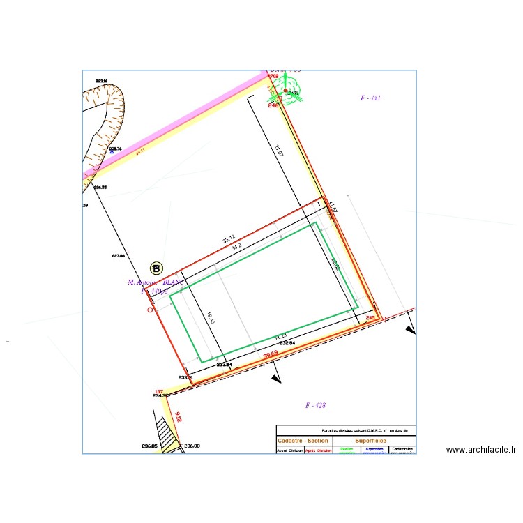 PLANS DE MASSE OKJD  TRANS. Plan de 0 pièce et 0 m2