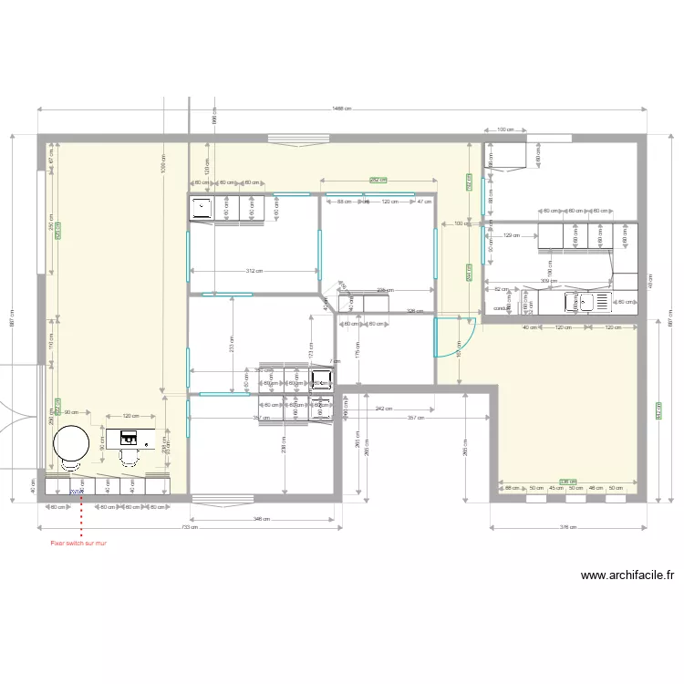 plan meubles. Plan de 