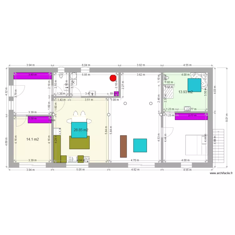 maisonmicocou32. Plan de 