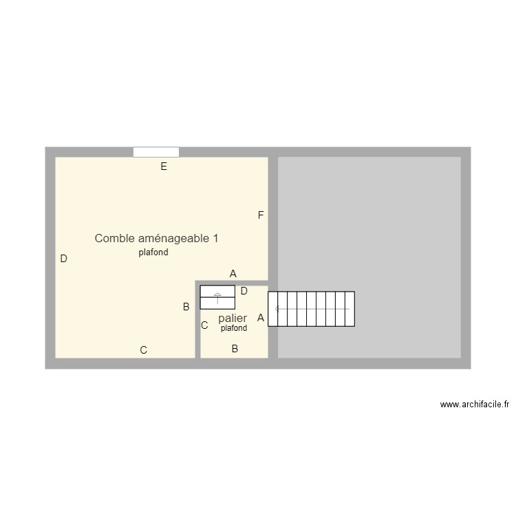 18 1er étage appartement à rénover. Plan de 0 pièce et 0 m2