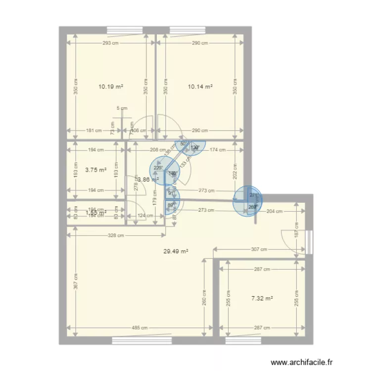 Projet Figaret. Plan de 