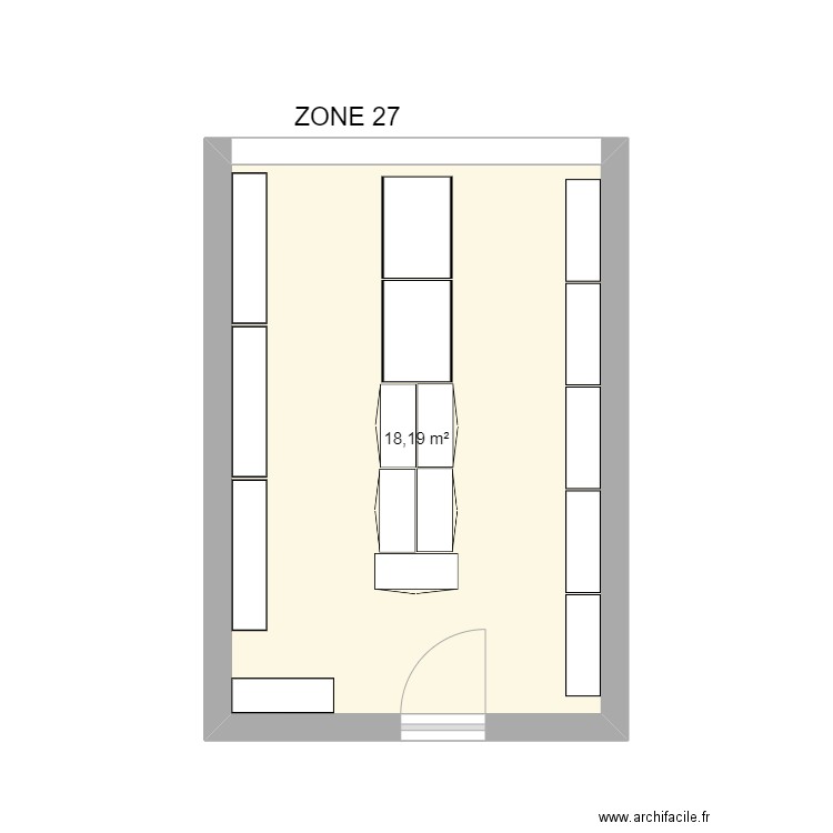 ZONE 27. Plan de 0 pièce et 0 m2