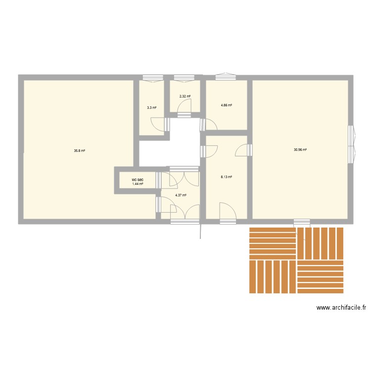 plan grange 11 mars. Plan de 0 pièce et 0 m2